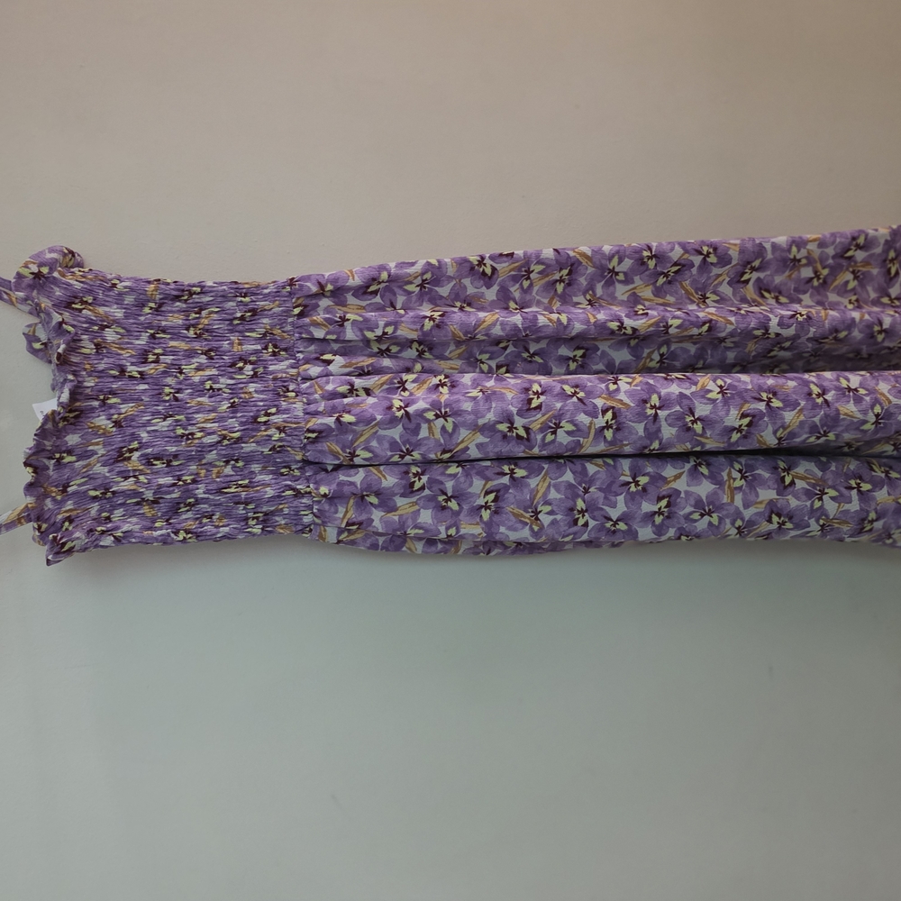 Floral Purple Maxi Dress